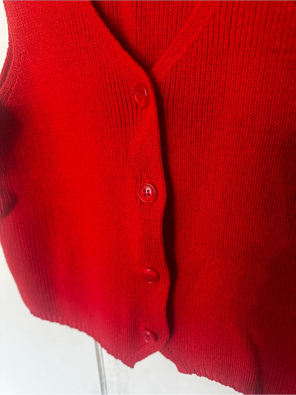 LC Lauren Conrad Button Up Sweater Vest NWOT - Picture 8 of 11